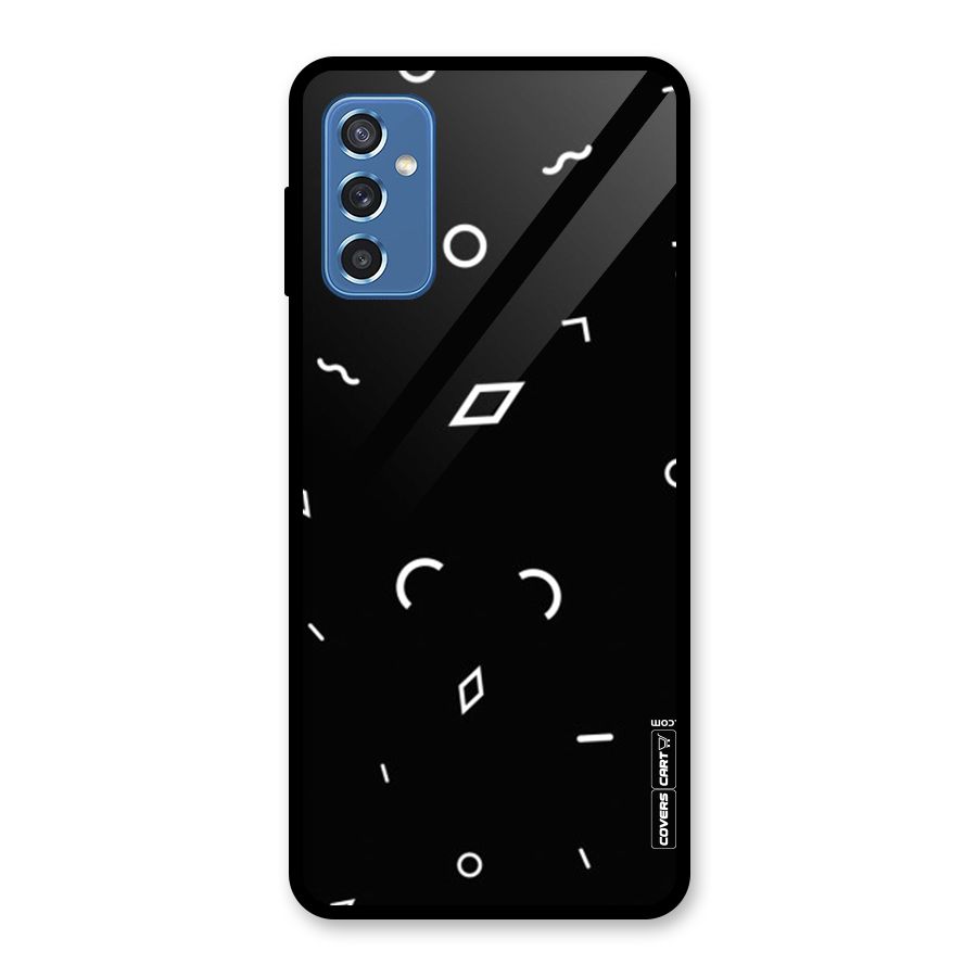 Minimal Shapes Glass Back Case for Galaxy M52 5G