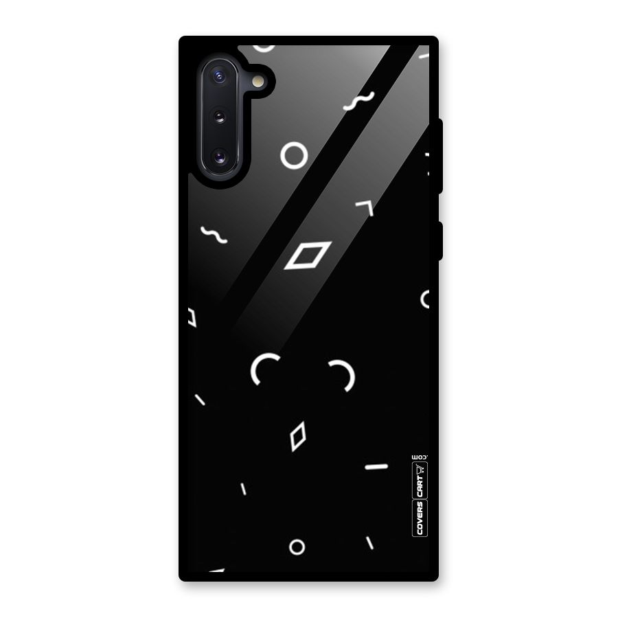 Minimal Shapes Glass Back Case for Galaxy Note 10