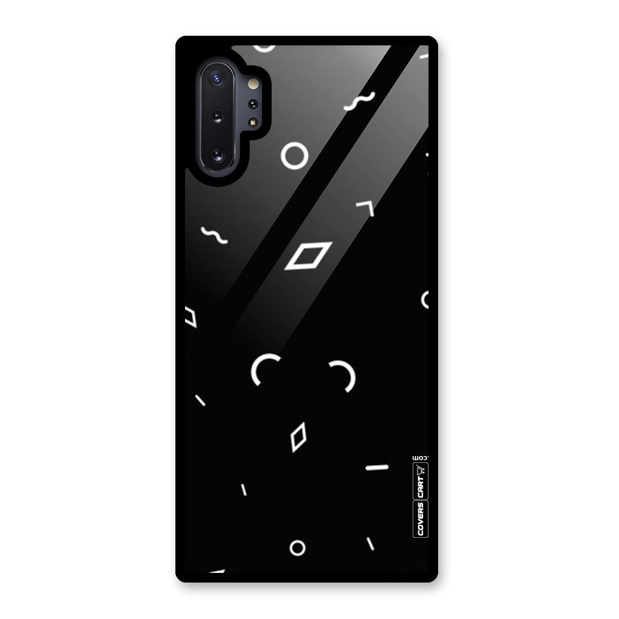 Minimal Shapes Glass Back Case for Galaxy Note 10 Plus