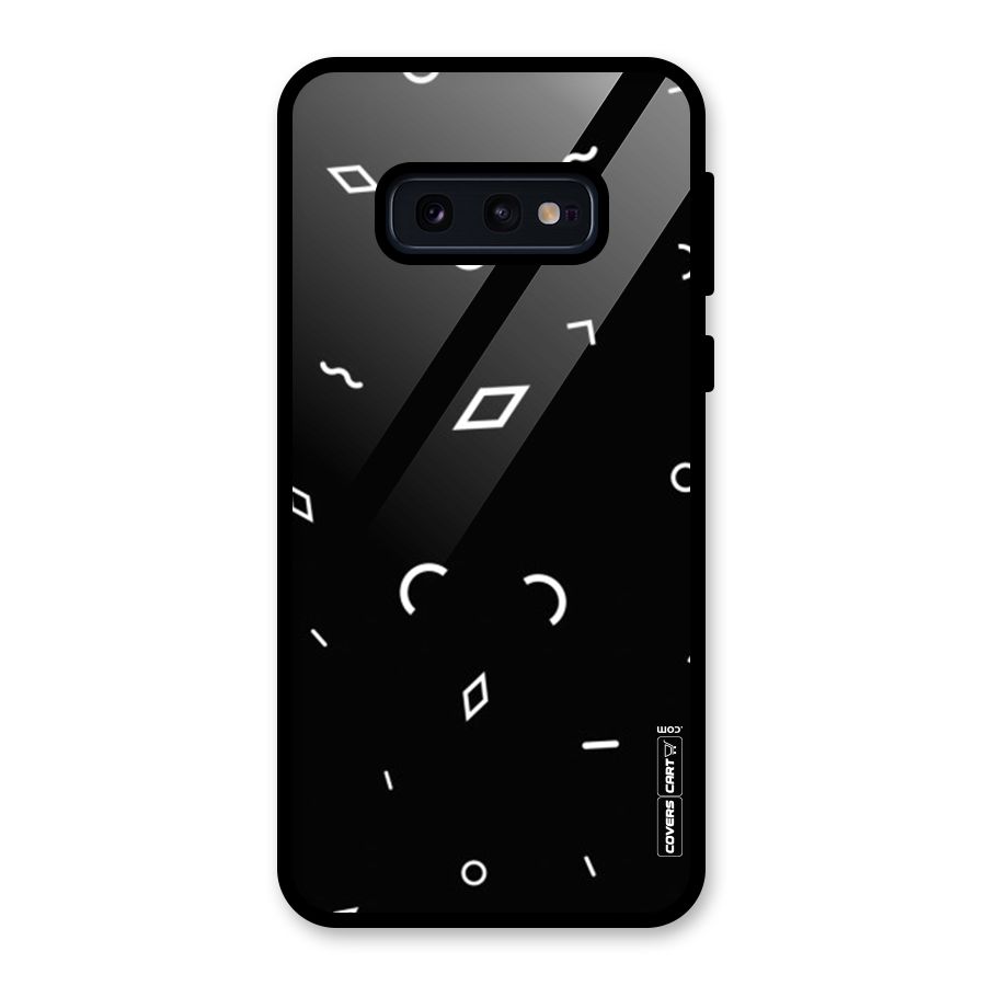 Minimal Shapes Glass Back Case for Galaxy S10e