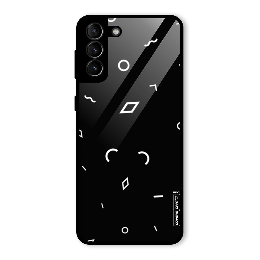 Minimal Shapes Glass Back Case for Galaxy S21 Plus