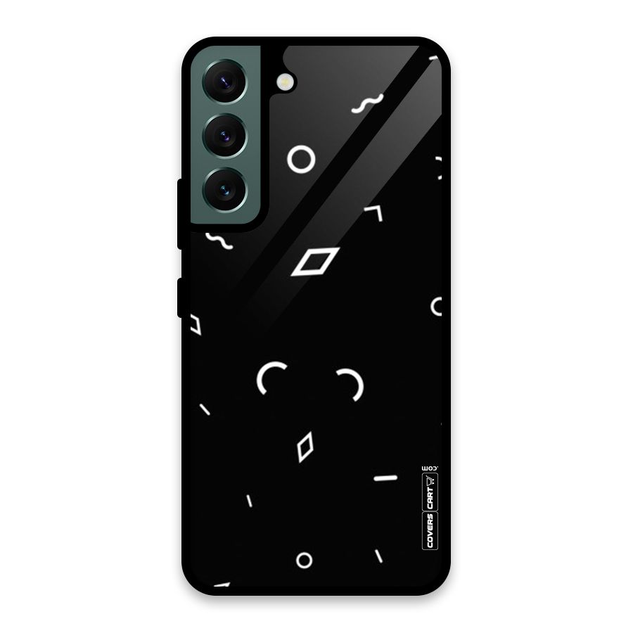 Minimal Shapes Glass Back Case for Galaxy S22 5G