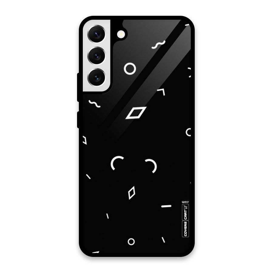 Minimal Shapes Glass Back Case for Galaxy S22 Plus 5G