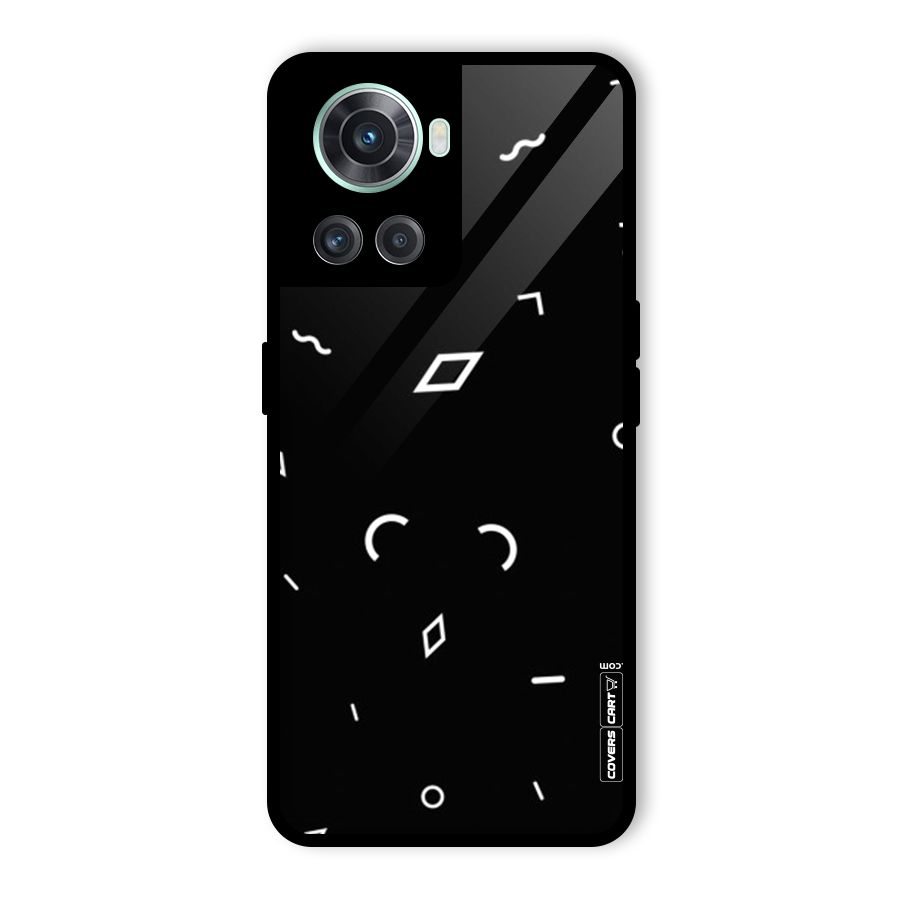 Minimal Shapes Glass Back Case for OnePlus 10R