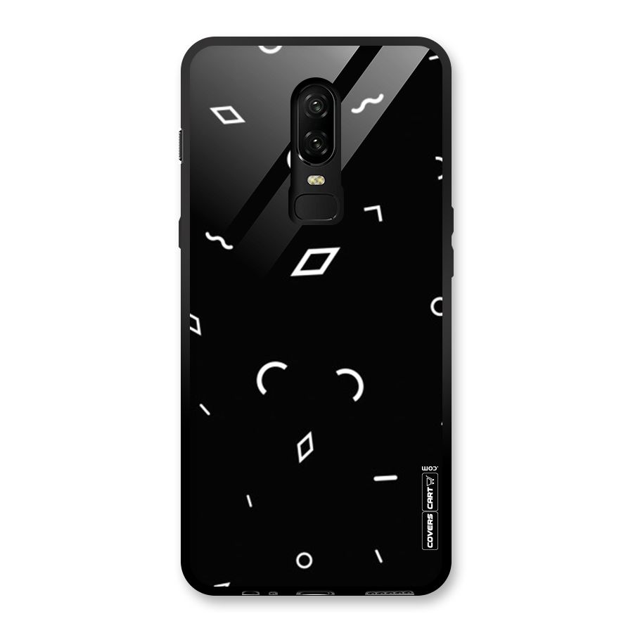 Minimal Shapes Glass Back Case for OnePlus 6