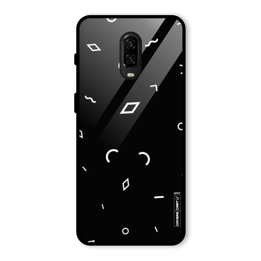 Minimal Shapes Glass Back Case for OnePlus 6T