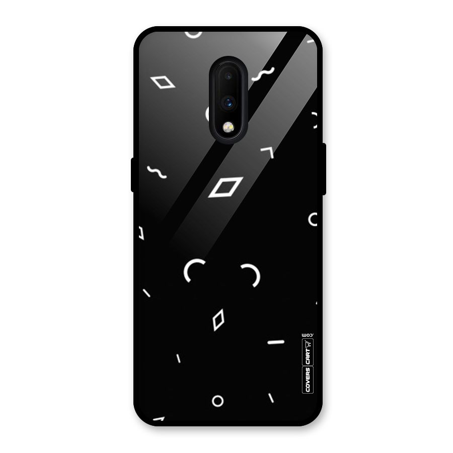 Minimal Shapes Glass Back Case for OnePlus 7