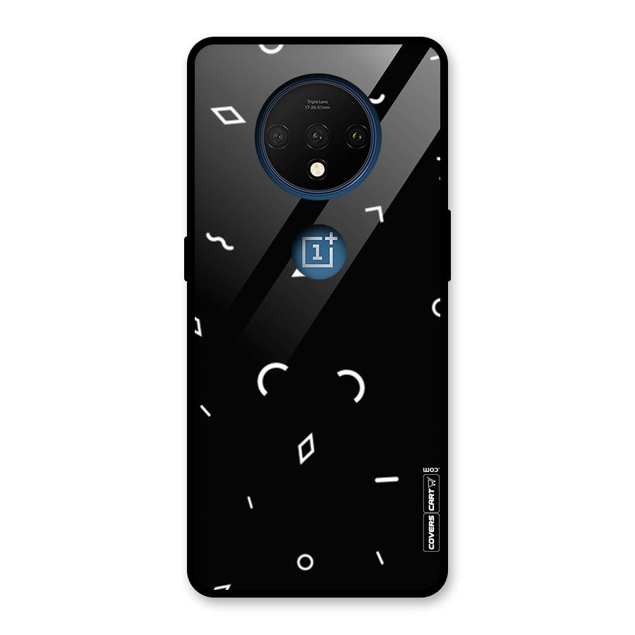 Minimal Shapes Glass Back Case for OnePlus 7T