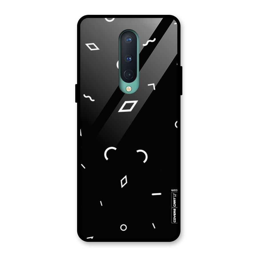 Minimal Shapes Glass Back Case for OnePlus 8
