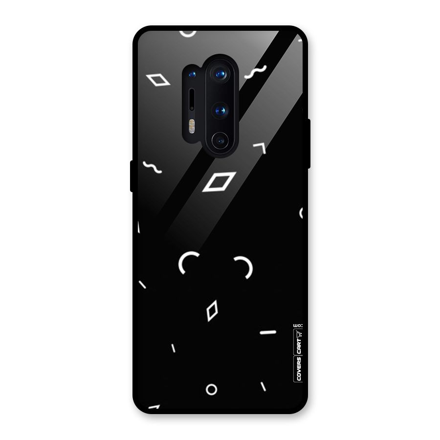 Minimal Shapes Glass Back Case for OnePlus 8 Pro