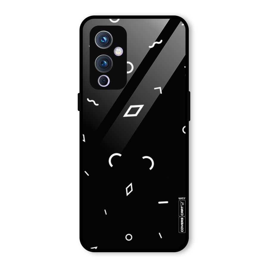 Minimal Shapes Glass Back Case for OnePlus 9