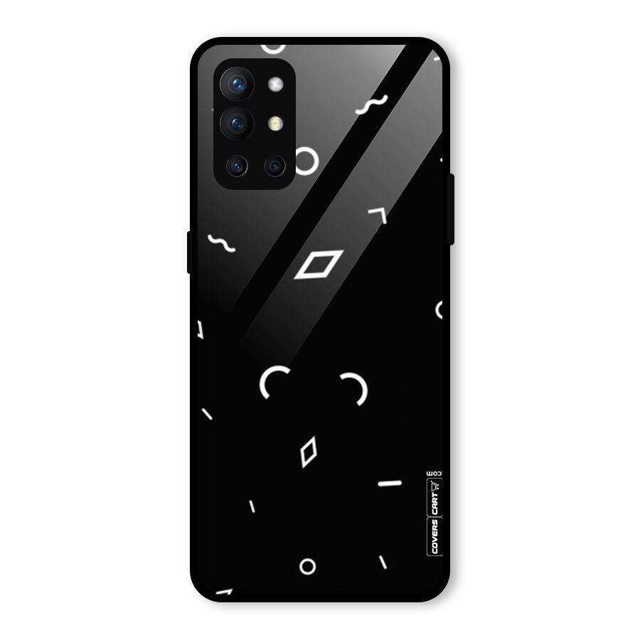 Minimal Shapes Glass Back Case for OnePlus 9R