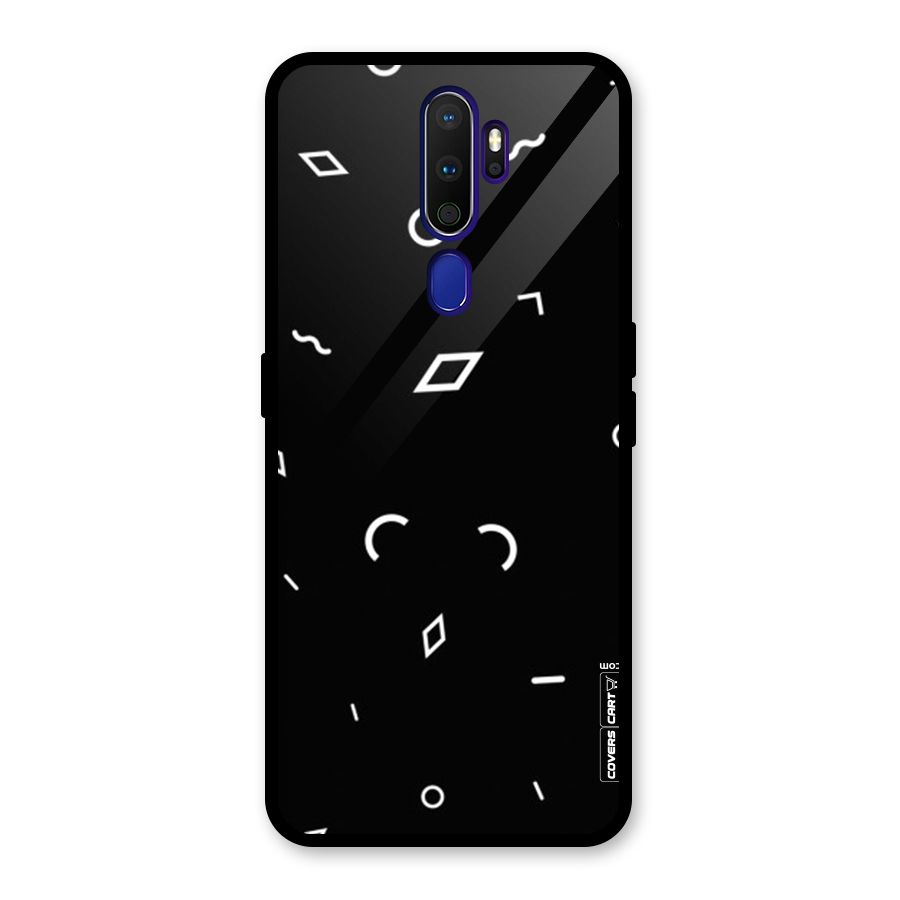 Minimal Shapes Glass Back Case for Oppo A9 (2020)