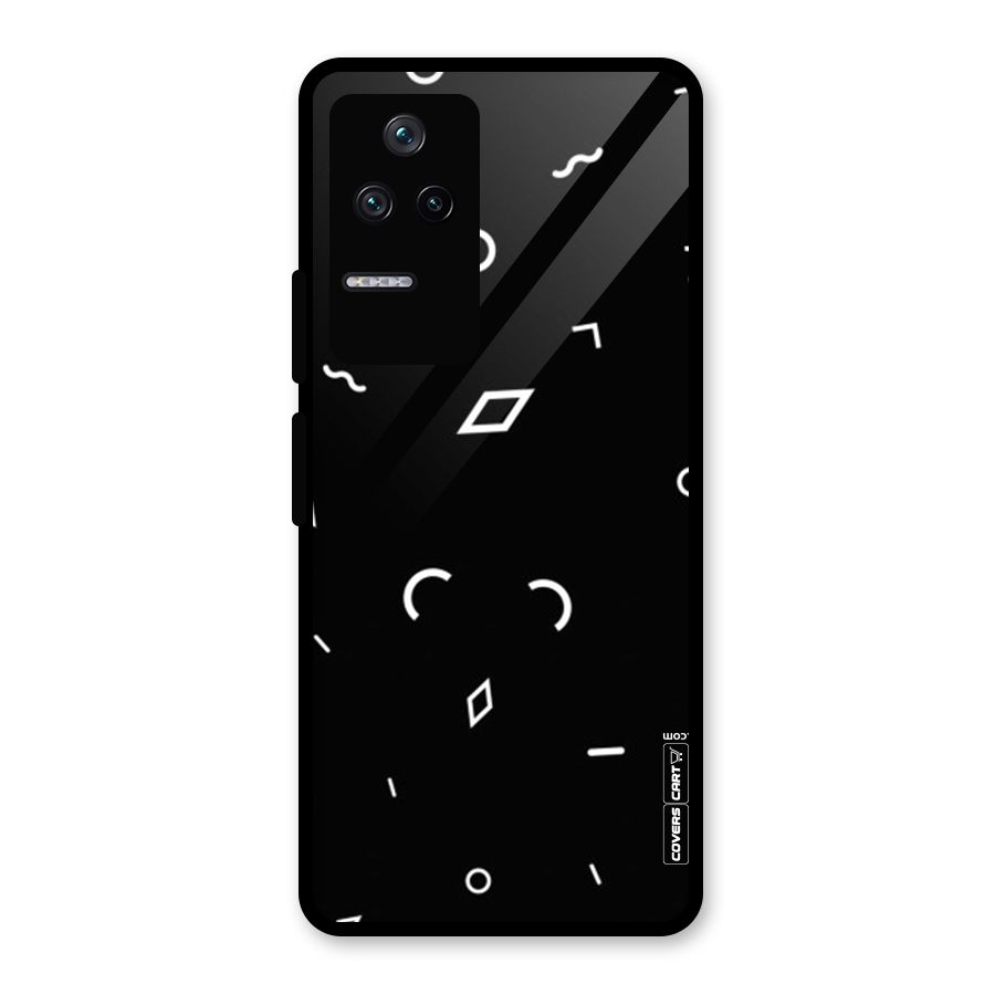 Minimal Shapes Glass Back Case for Poco F4 5G