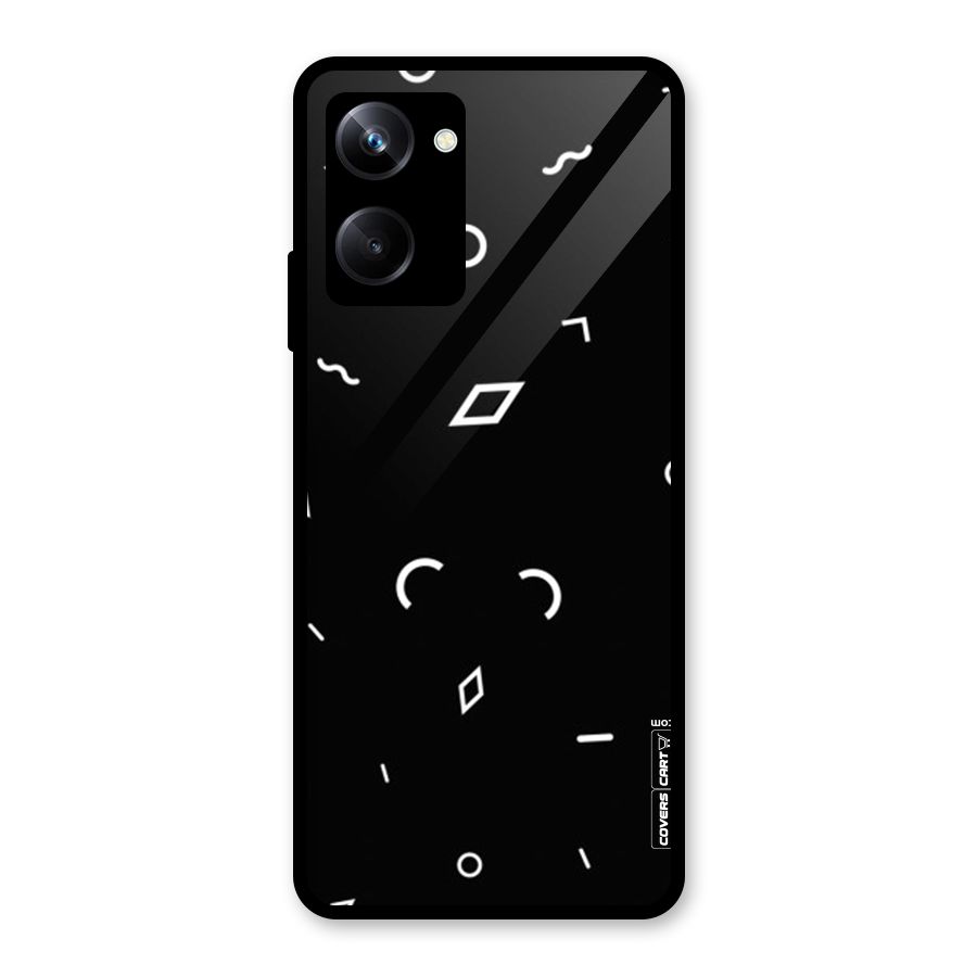Minimal Shapes Glass Back Case for Realme 10 Pro