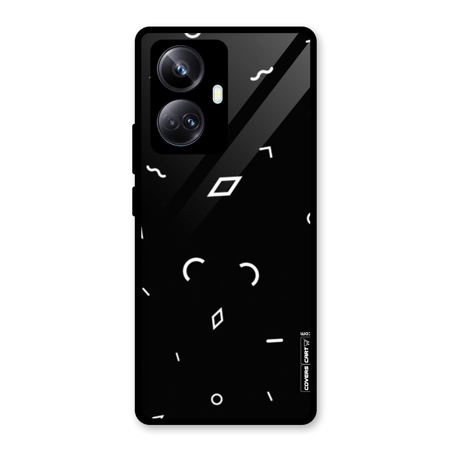 Minimal Shapes Glass Back Case for Realme 10 Pro Plus