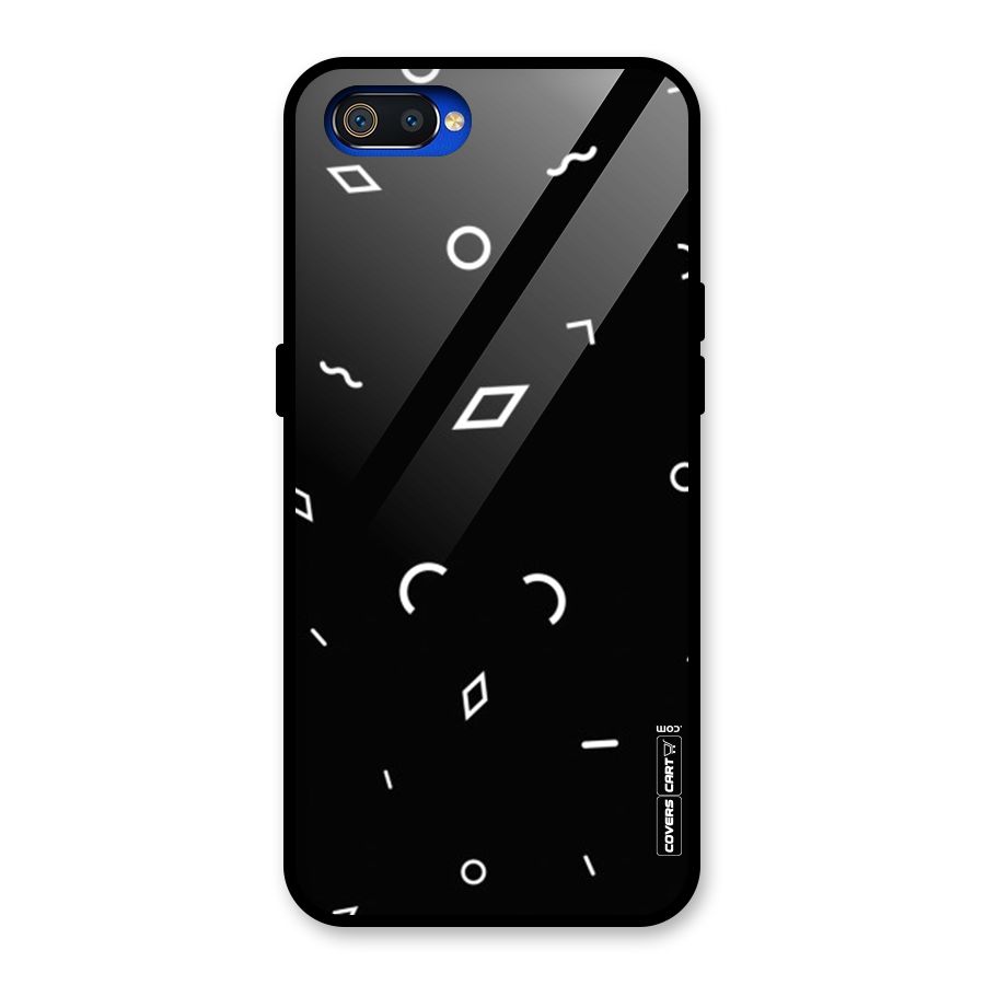 Minimal Shapes Glass Back Case for Realme C2