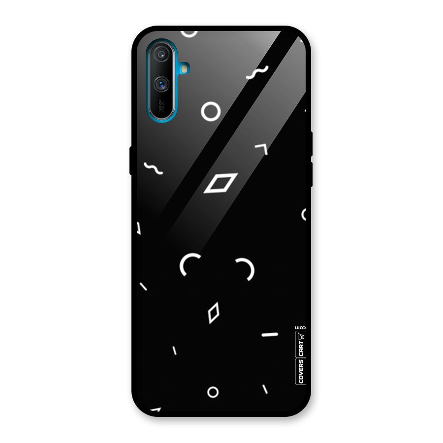 Minimal Shapes Glass Back Case for Realme C3