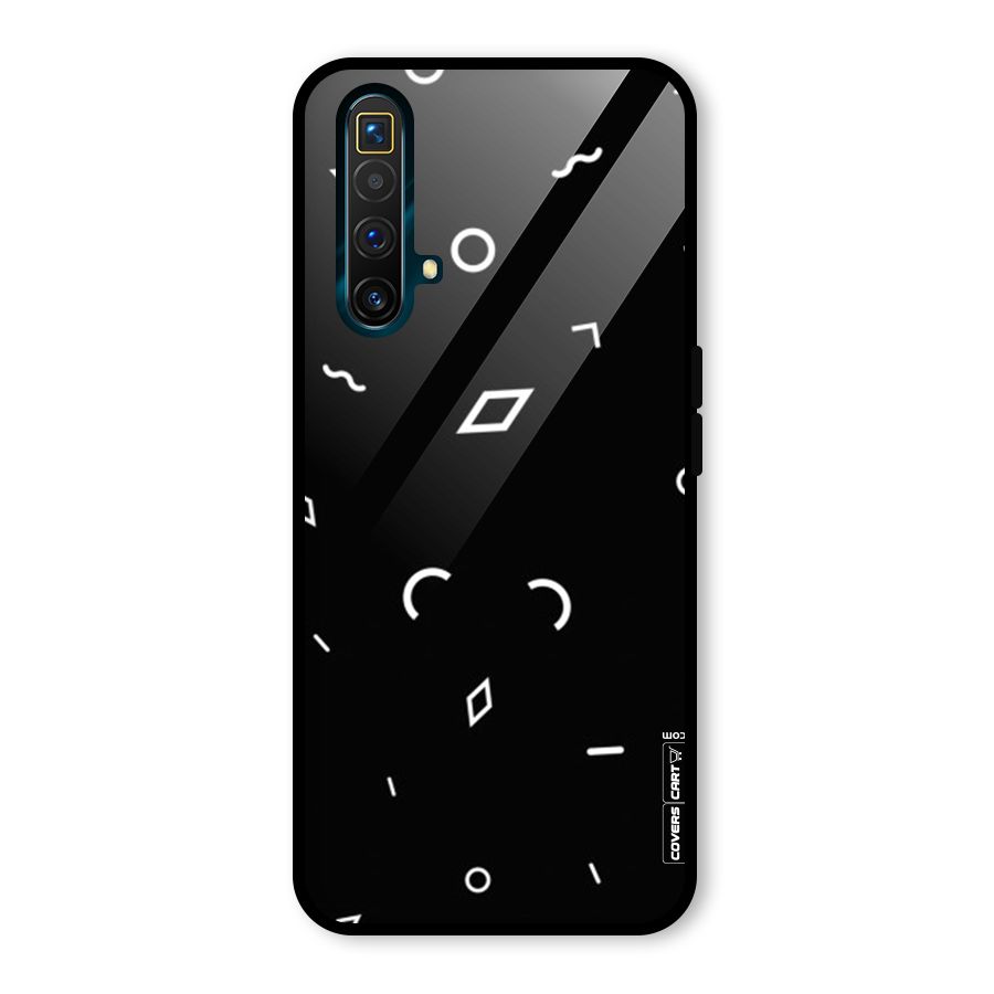 Minimal Shapes Glass Back Case for Realme X3 SuperZoom