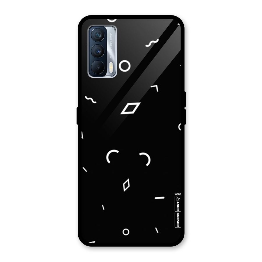 Minimal Shapes Glass Back Case for Realme X7