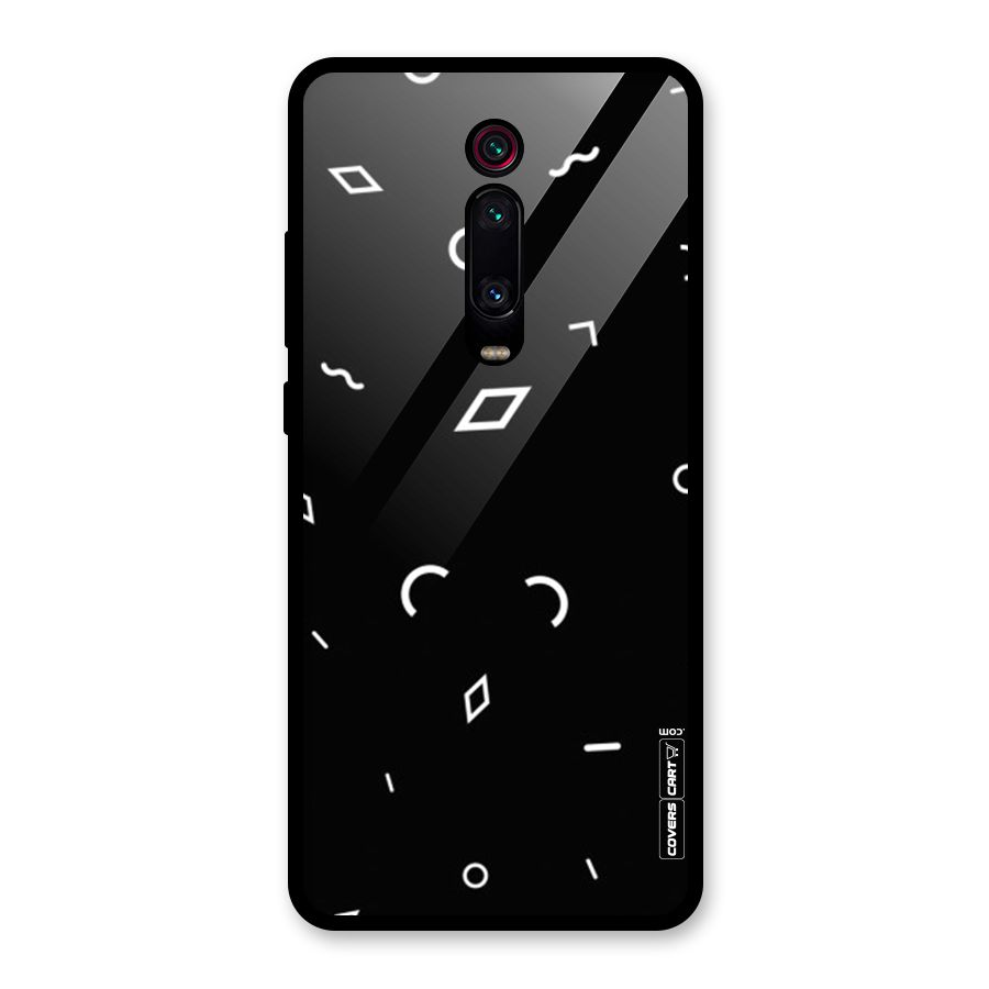 Minimal Shapes Glass Back Case for Redmi K20