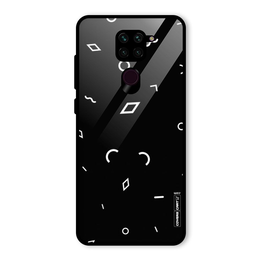 Minimal Shapes Glass Back Case for Redmi Note 9