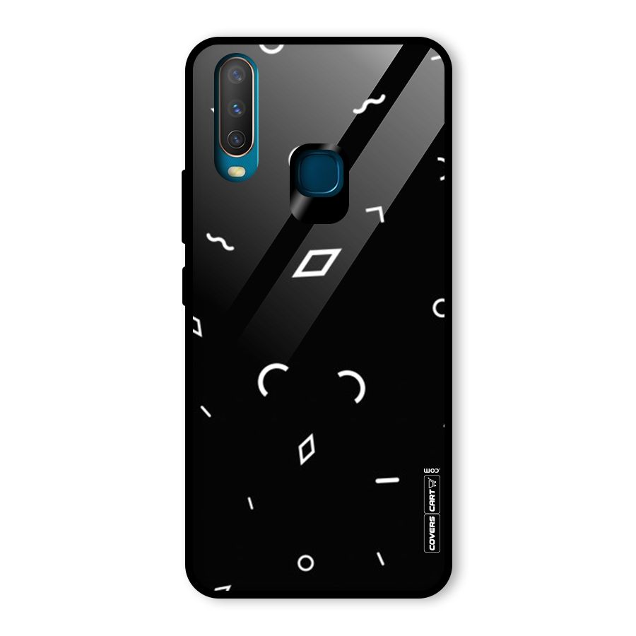 Minimal Shapes Glass Back Case for Vivo U10