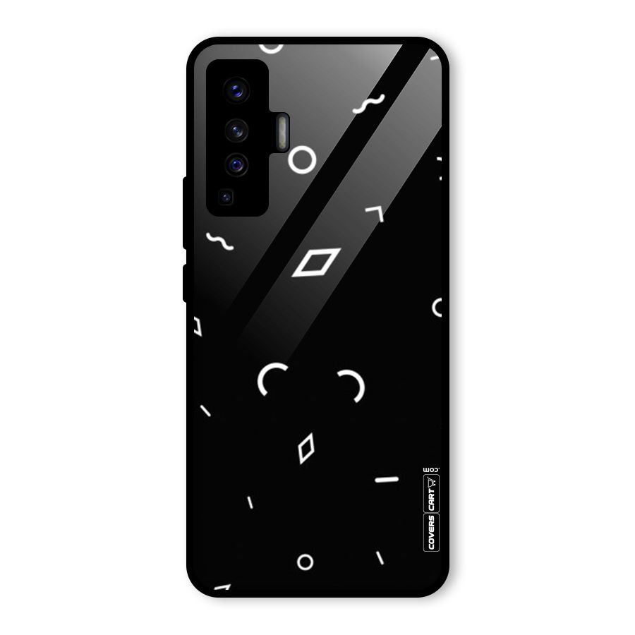 Minimal Shapes Glass Back Case for Vivo X50