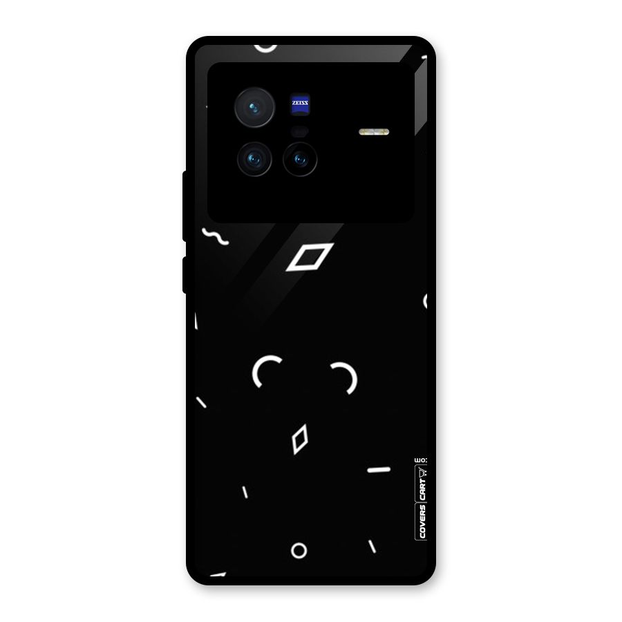 Minimal Shapes Glass Back Case for Vivo X80