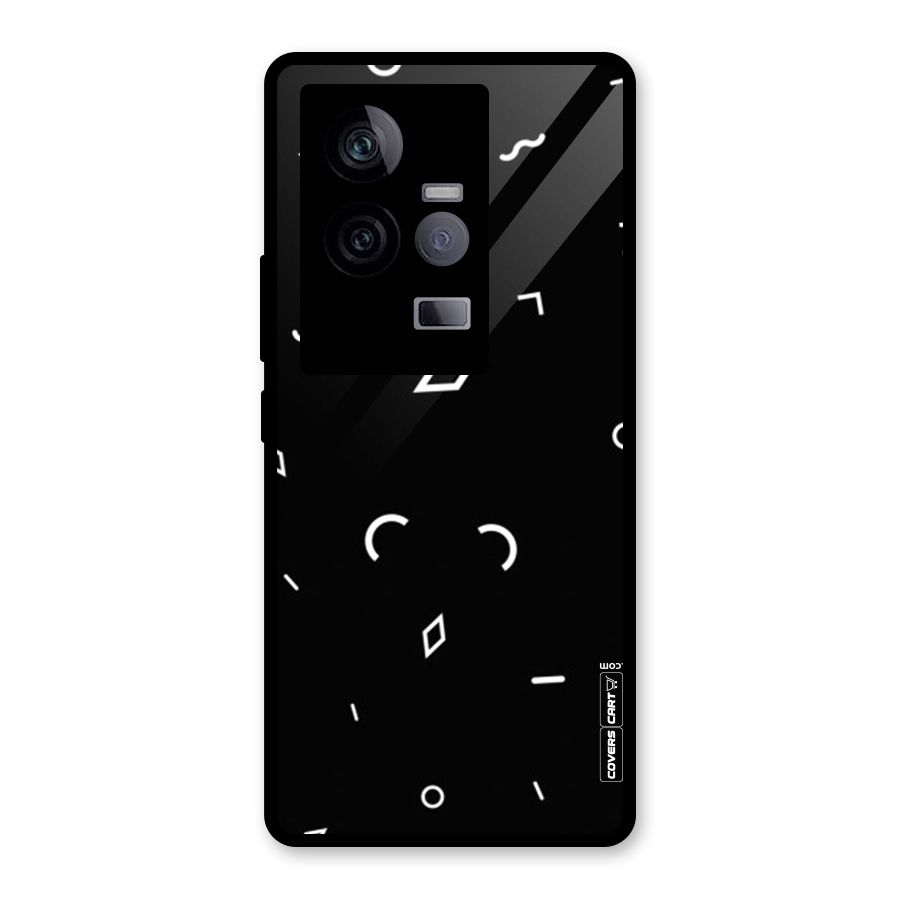 Minimal Shapes Glass Back Case for Vivo iQOO 11 5G