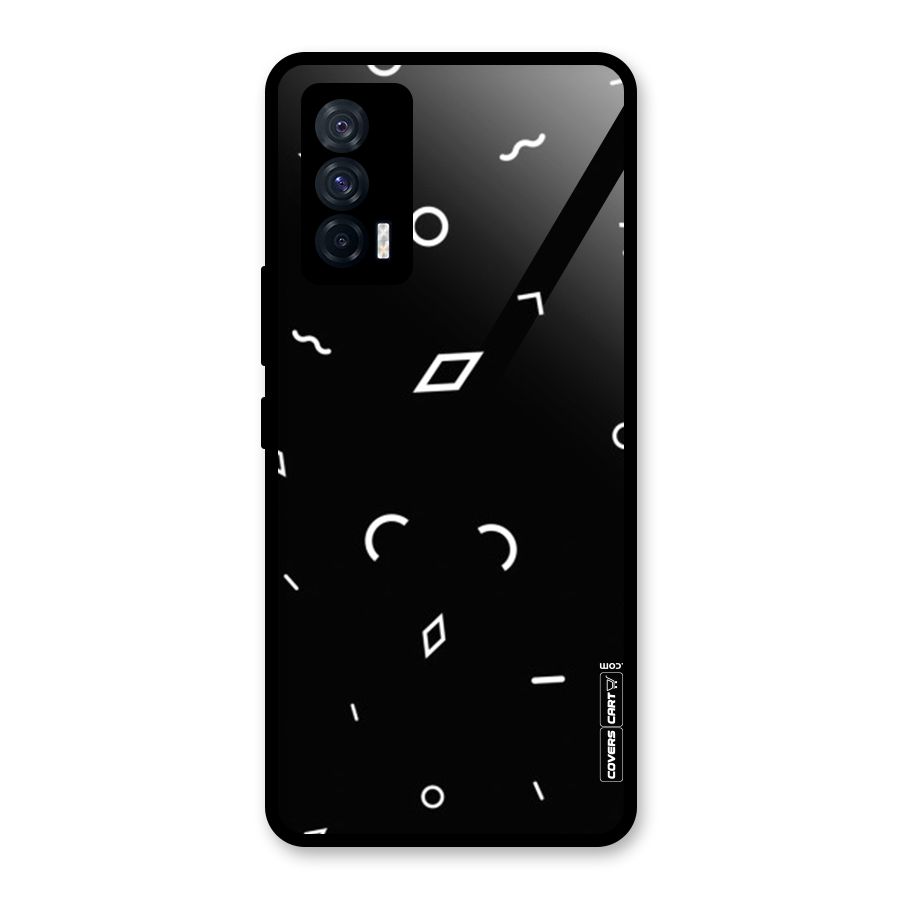Minimal Shapes Glass Back Case for Vivo iQOO 7 5G