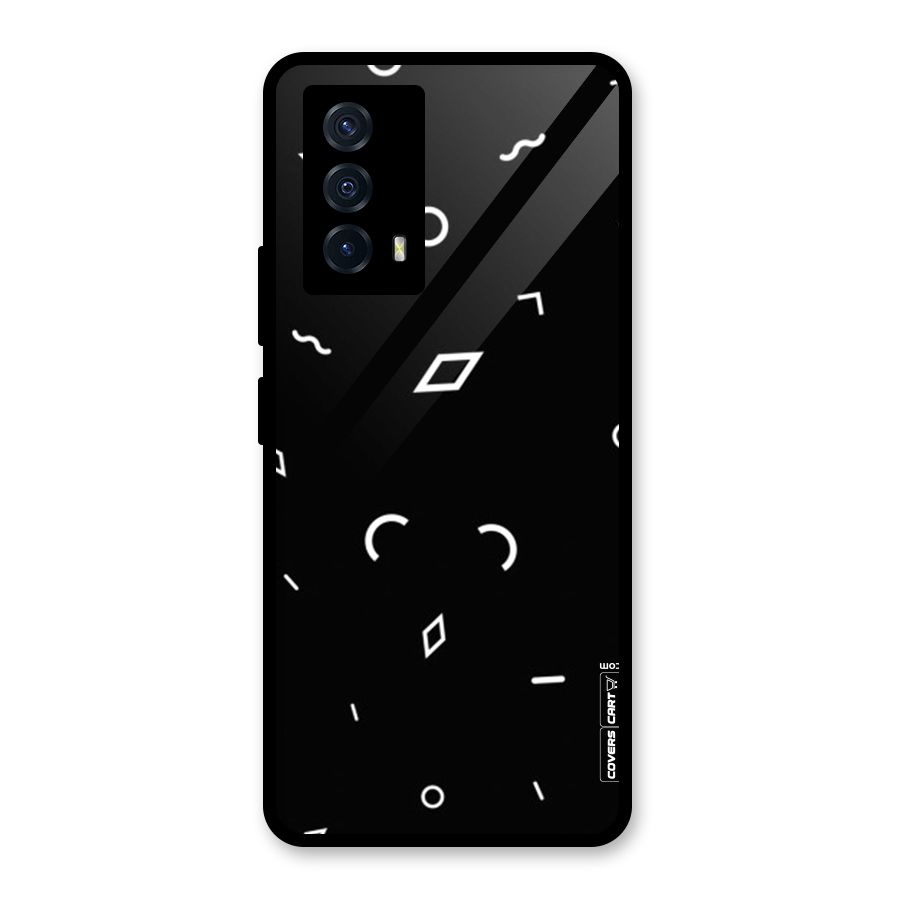 Minimal Shapes Glass Back Case for Vivo iQOO Z5