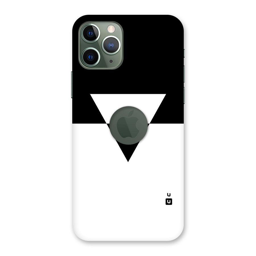 Minimal Triangle Back Case for iPhone 11 Pro Logo  Cut