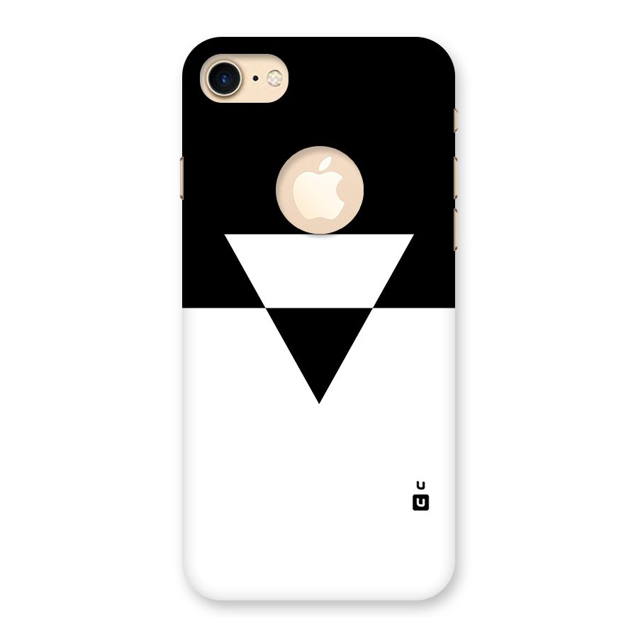 Minimal Triangle Back Case for iPhone 7 Logo Cut