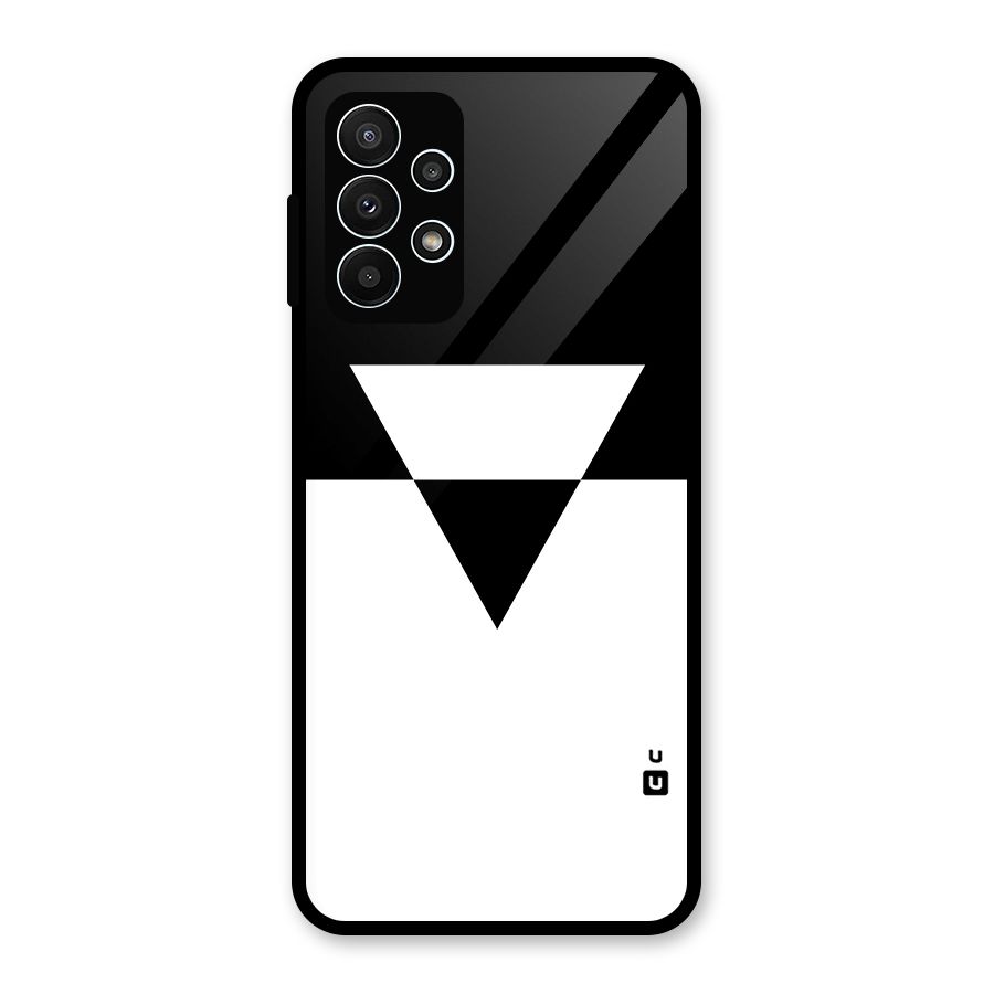 Minimal Triangle Glass Back Case for Galaxy A23