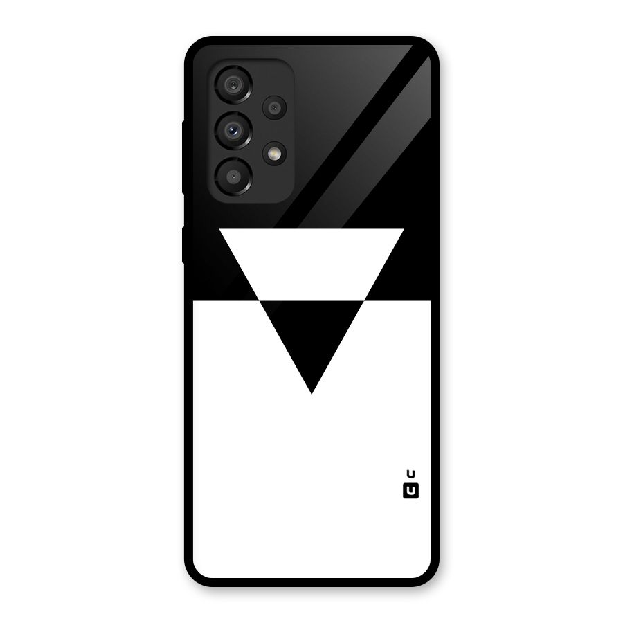 Minimal Triangle Glass Back Case for Galaxy A33 5G