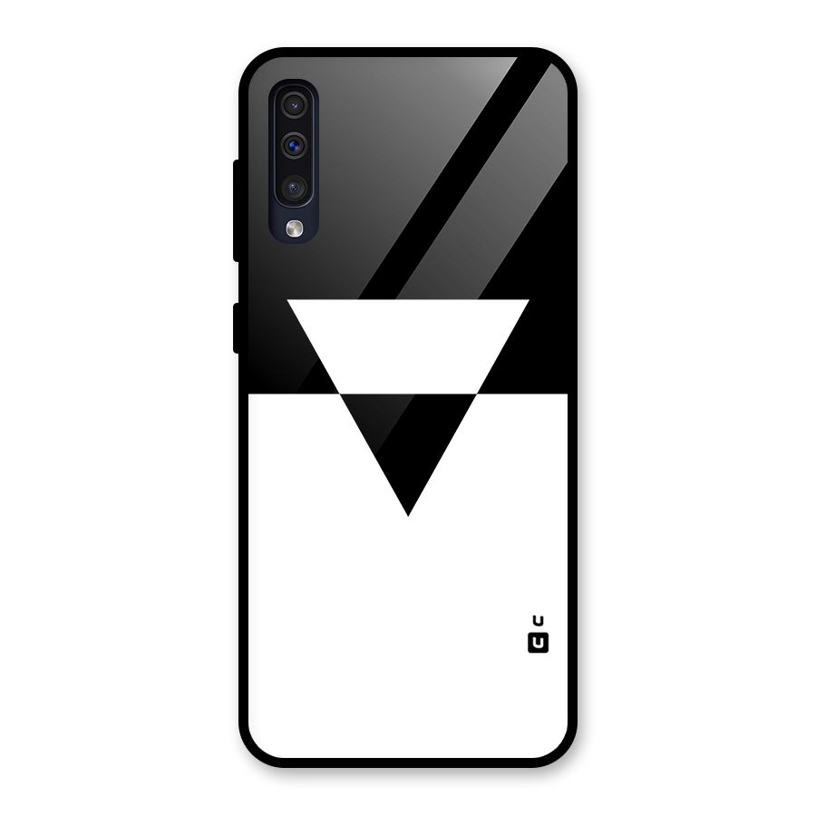 Minimal Triangle Glass Back Case for Galaxy A50