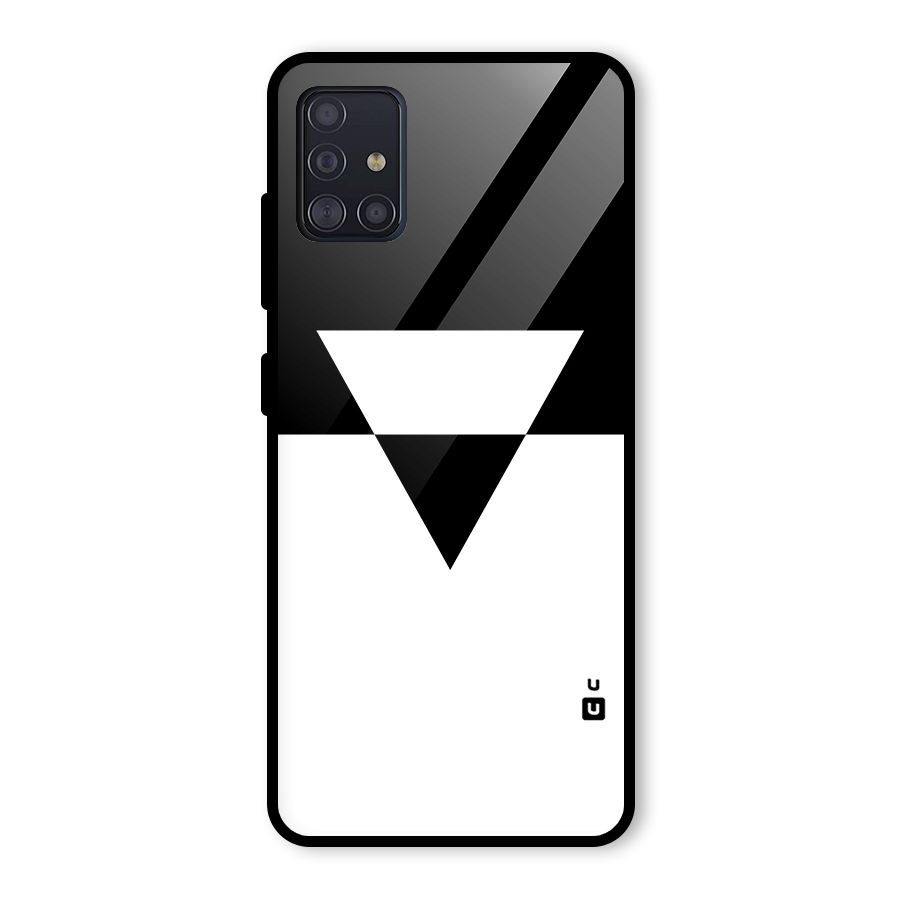 Minimal Triangle Glass Back Case for Galaxy A51