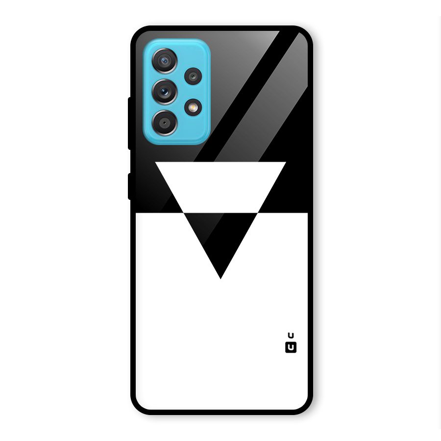 Minimal Triangle Glass Back Case for Galaxy A52s 5G