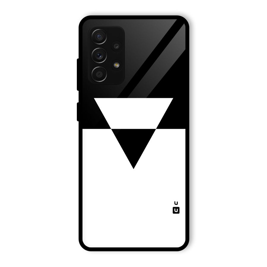 Minimal Triangle Glass Back Case for Galaxy A53 5G