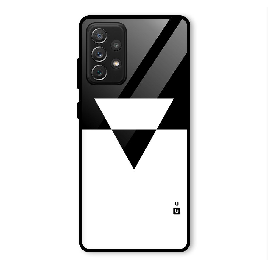 Minimal Triangle Glass Back Case for Galaxy A72