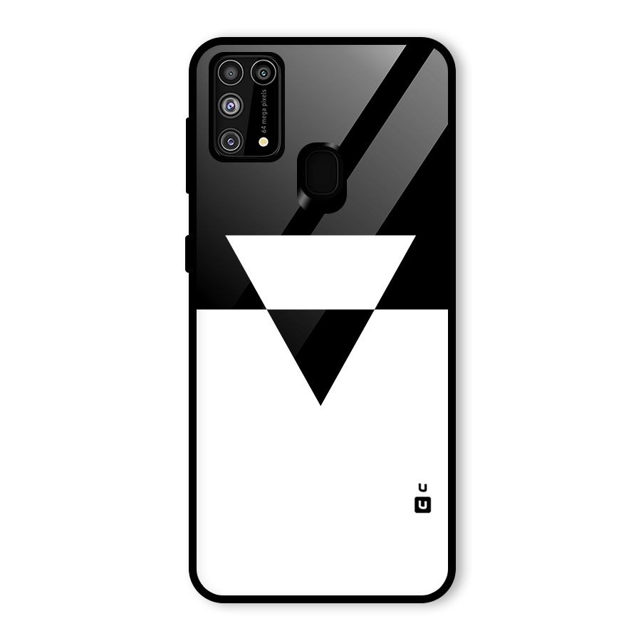 Minimal Triangle Glass Back Case for Galaxy F41