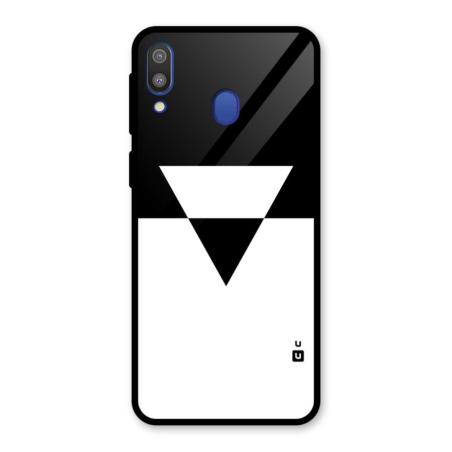 Minimal Triangle Glass Back Case for Galaxy M20
