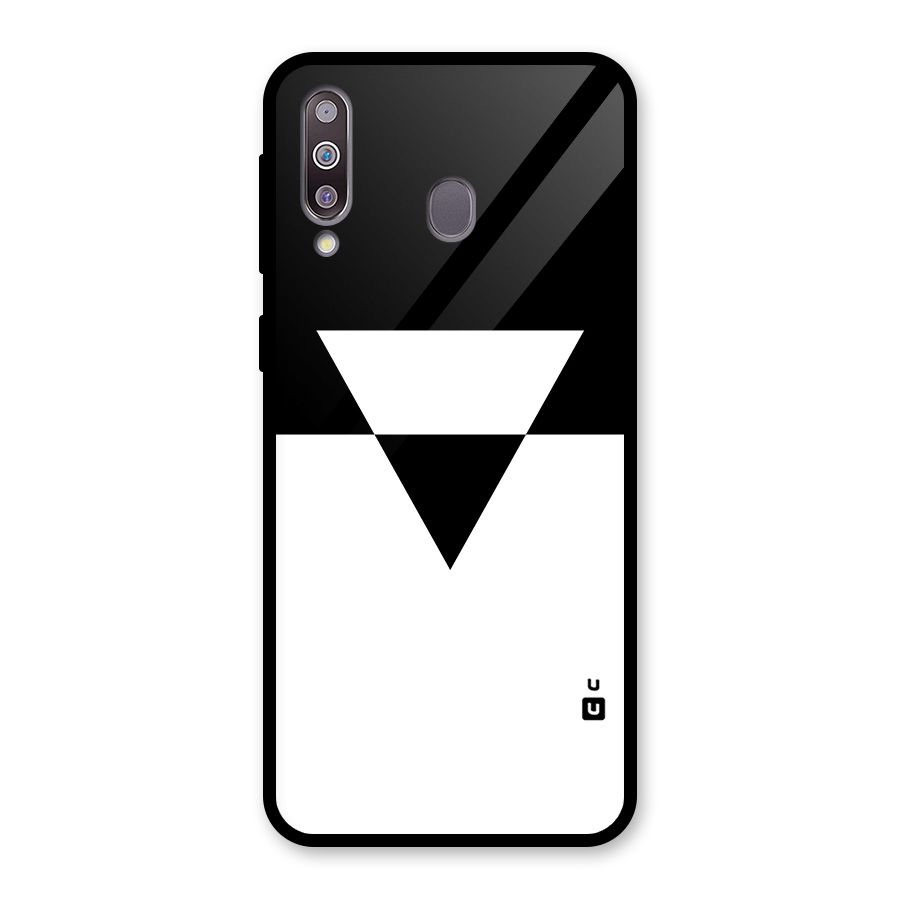 Minimal Triangle Glass Back Case for Galaxy M30