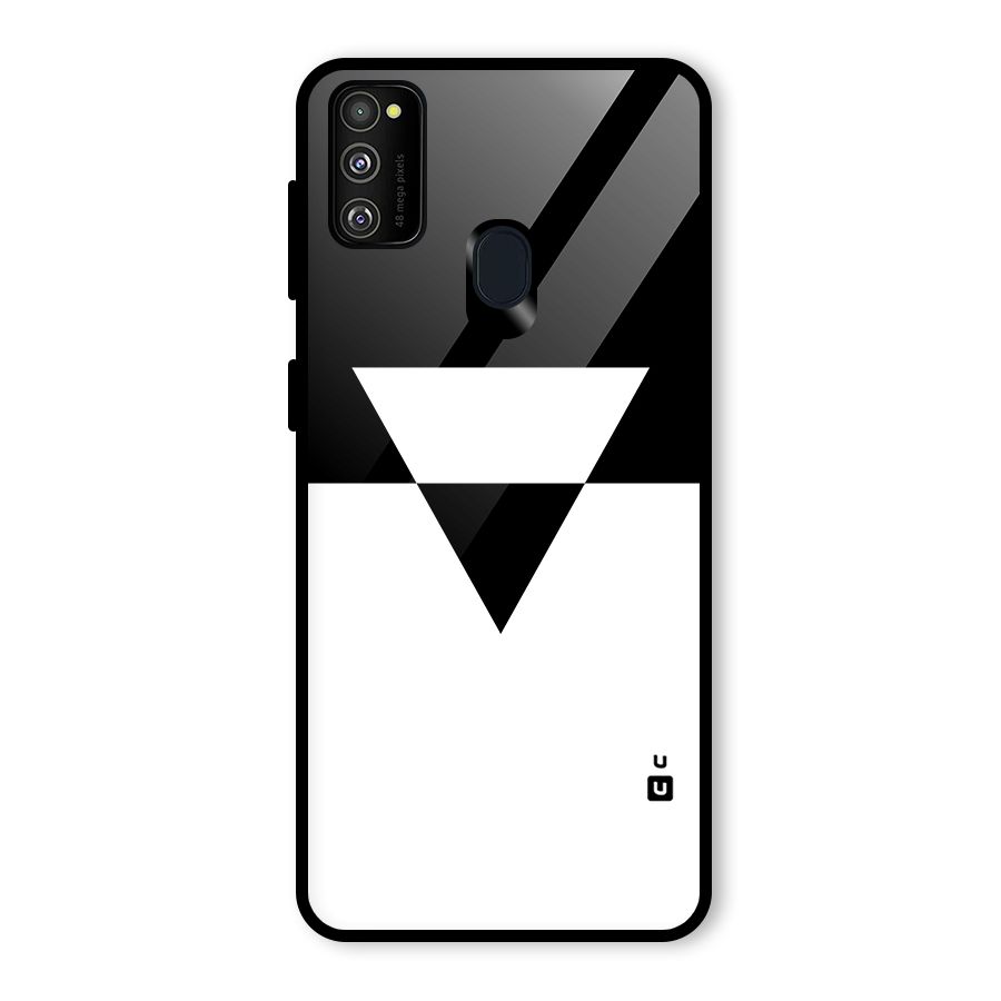 Minimal Triangle Glass Back Case for Galaxy M30s