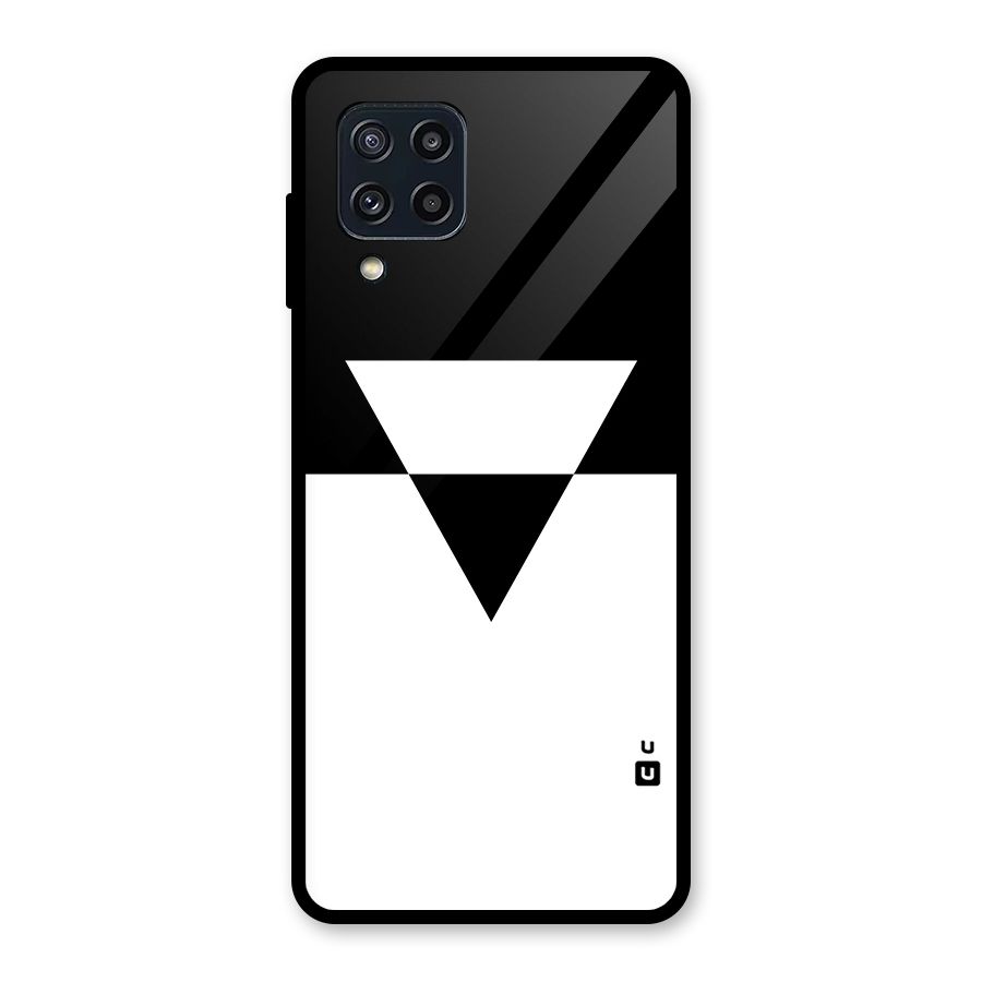 Minimal Triangle Glass Back Case for Galaxy M32