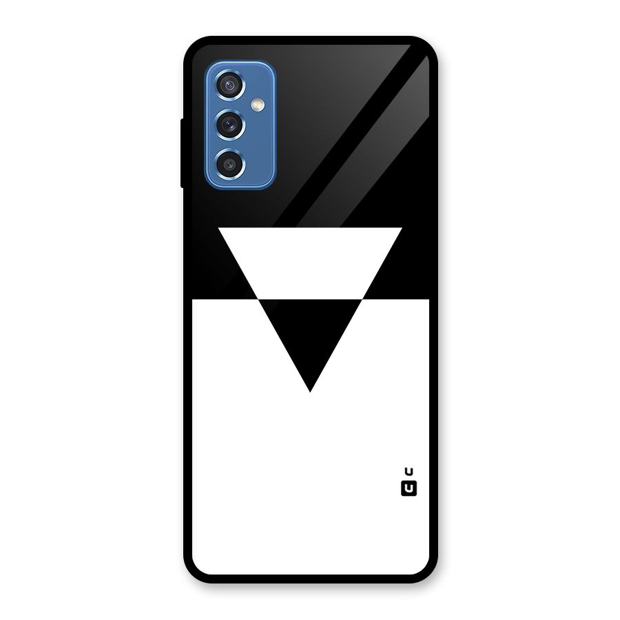 Minimal Triangle Glass Back Case for Galaxy M52 5G