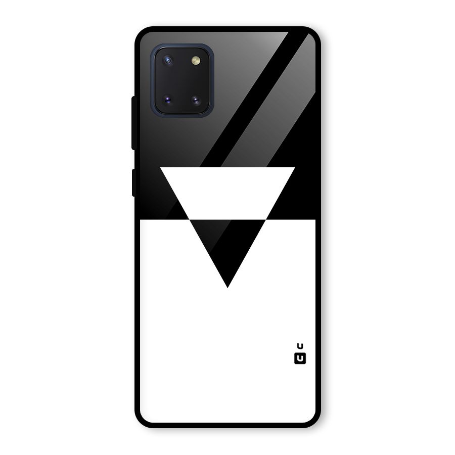Minimal Triangle Glass Back Case for Galaxy Note 10 Lite
