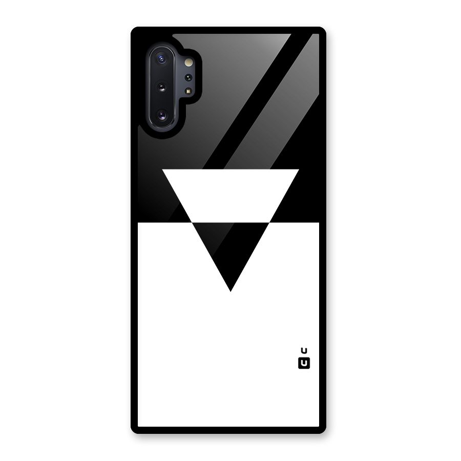 Minimal Triangle Glass Back Case for Galaxy Note 10 Plus