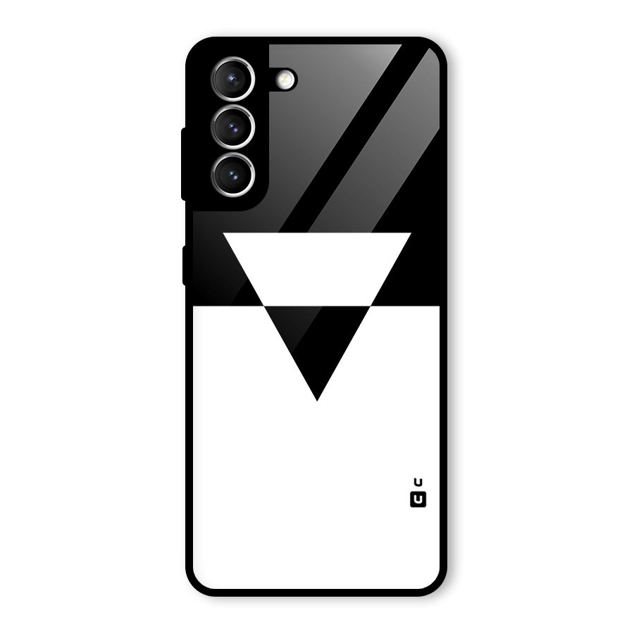 Minimal Triangle Glass Back Case for Galaxy S21 5G